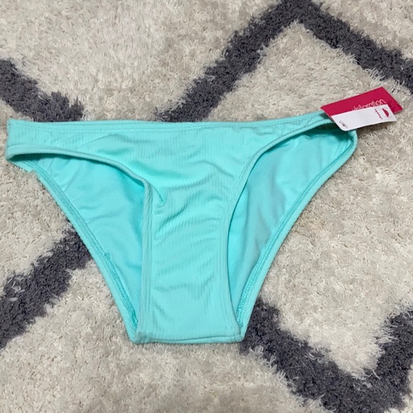 Ribbed Cheeky Bikini Bottom - Picture 2 of 4